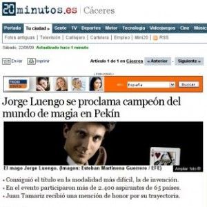 20 Minutos – Jorge Luengo