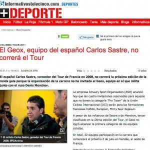 Deporte – Carlos Sastre