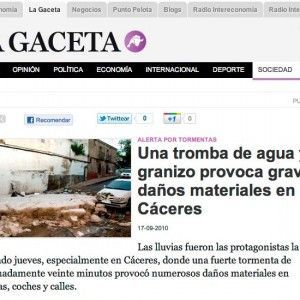 La Gaceta – Granizo